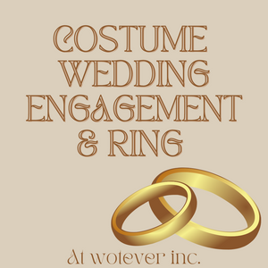 Costume Engagement Rings at wotever inc!