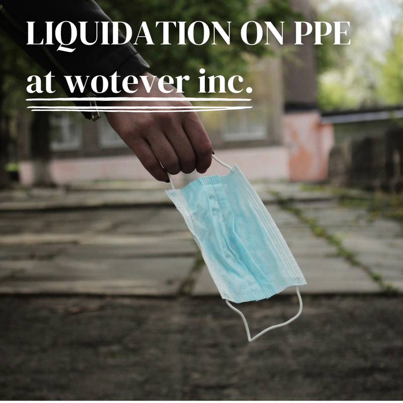LIQUIDATION ON PPE AT WOTEVER INC.