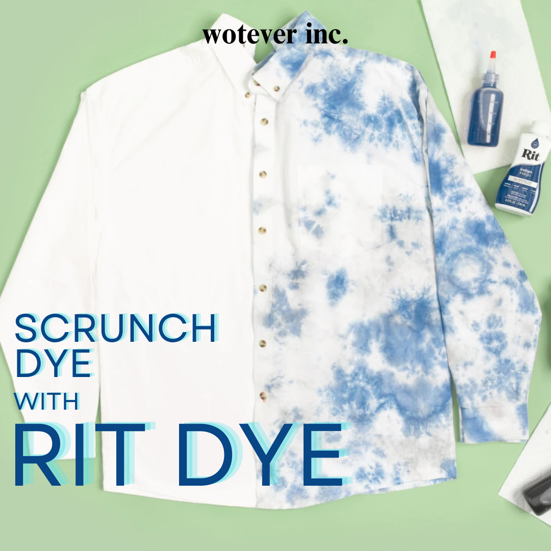 SCRUNCH DYE like a pro with RIT DYE!