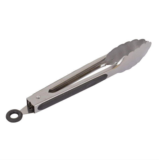 9.5" (24cm) Stainless Steel Tongs