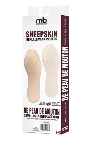 Moneysworth & Best Sheepskin Insoles - Men's 9
