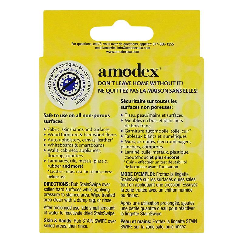 Amodex Stain Remover Wipes