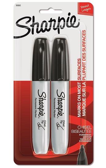 Sharpie Chisel Tip Markers