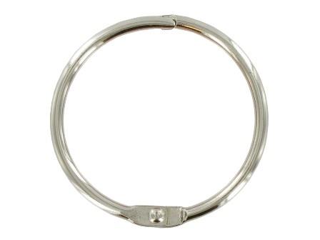 Loose leaf rings, 1.5", single.