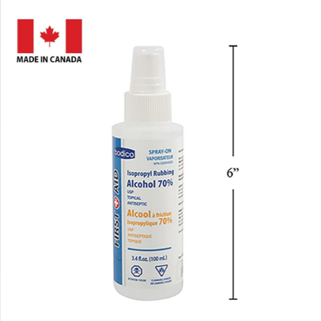 Bodico Isopropyl 70% Alcohol Spray