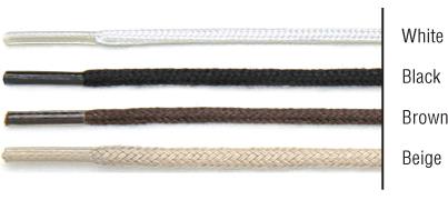 TexStyle shoe laces 27" round brown 2 pairs