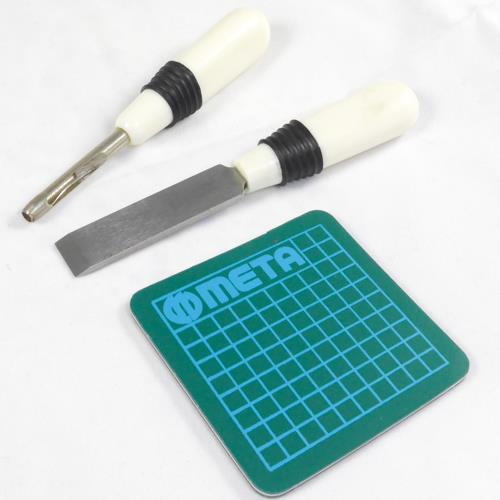 Meta, Buttonhole Eyelet Cutter Kit. 3 piece.