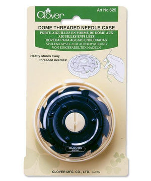 Clover Dome Threaded Needle Case