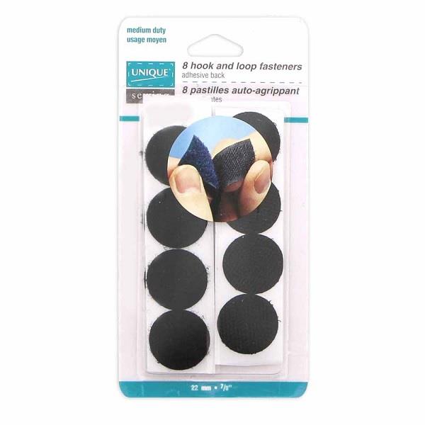 Unique Self Adhesive Black Velcro Dots