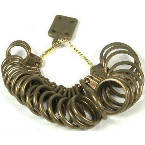 Grobet Ring Finger Sizer - Plastic