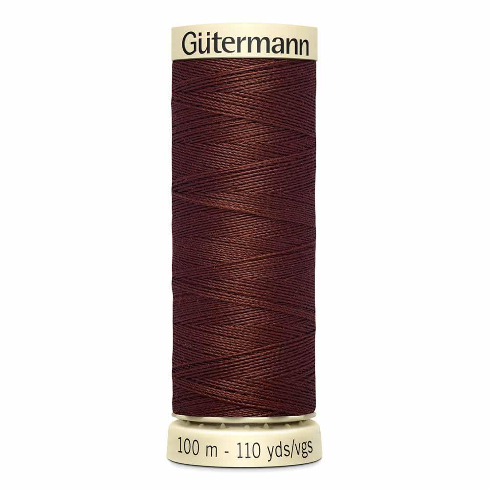 Gutermann Polyester Thread 100m #578 Reddish Brown