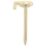 WOT Findings Gold Coloured Tie-tack 5 mm Pad & 10 mm post 6 pack