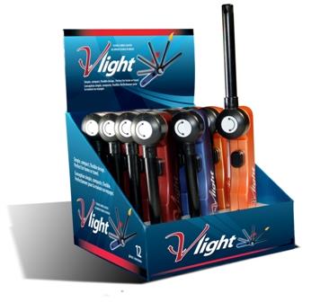 Vlight, multi purpose, swivel lighter.