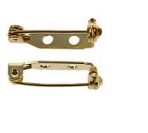 WOT findings, barpins. 19 mm. Gold. 4 pack.
