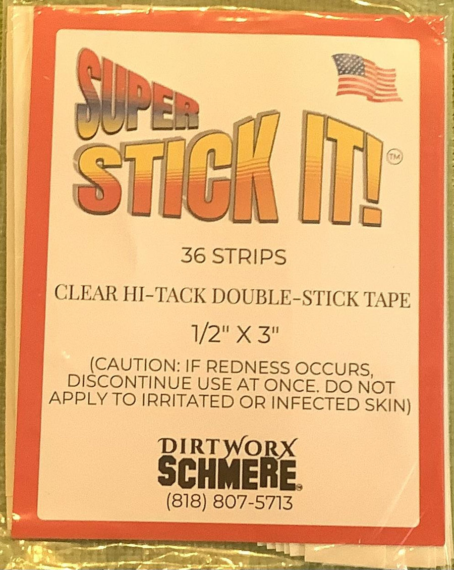 Super Stick It! 1/2" x 3" Double Sided Tape
