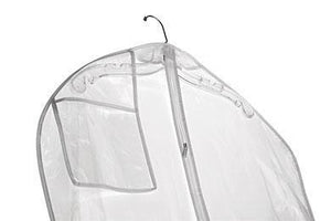 Garment Bag Zippered w/8" Gusset Bridal Length