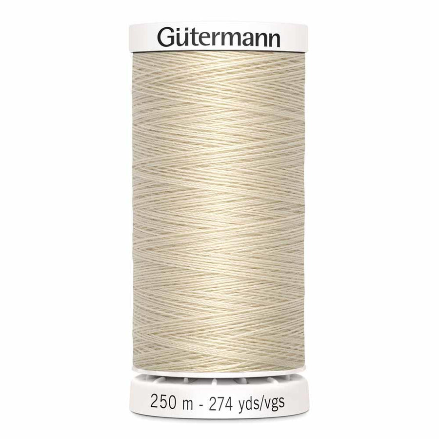 Gutermann Polyester Thread 250m #30 Bone