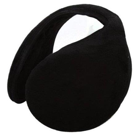Butterfly Black Fleece Ear Wrap