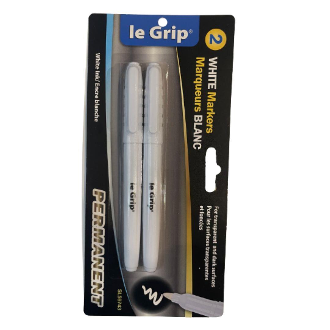 Le Grip White Markers