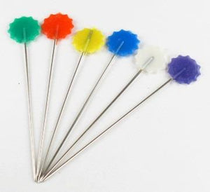 Collins Flat Flower-Head Pins -- 100 Pack