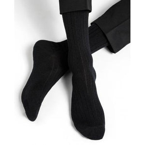 Bleuforet Men's Merino Wool Socks in Black