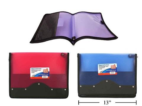 Office Works Zippered File Portfolio