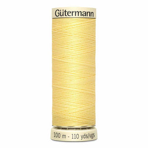 Gutermann Polyester Thread 100m #805 Butter