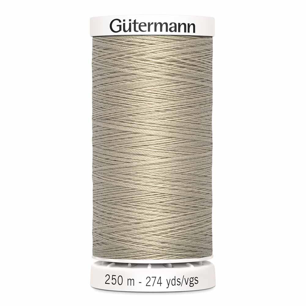 Gutermann thread, polyester. 250m. #506 linen.