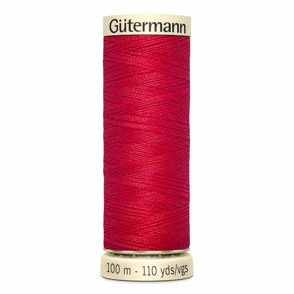 Gutermann thread, polyester. 100m. #410 red.