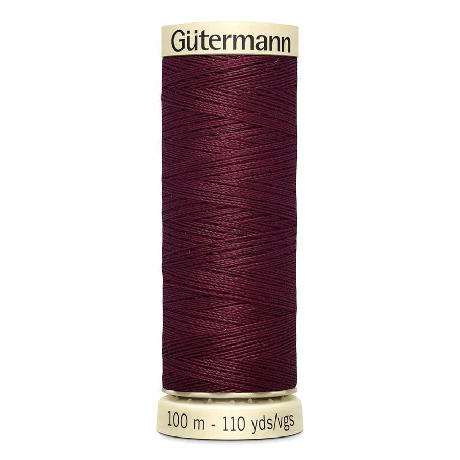 Gutermann thread, polyester. 100m. #450 wine.