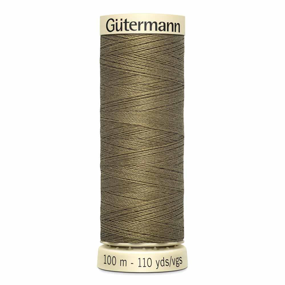 Gutermann thread, polyester. 100m. #781 khaki green.