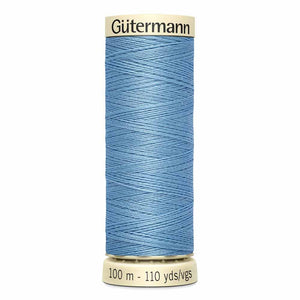 Gutermann thread, polyester. 100m. #227 sky blue.