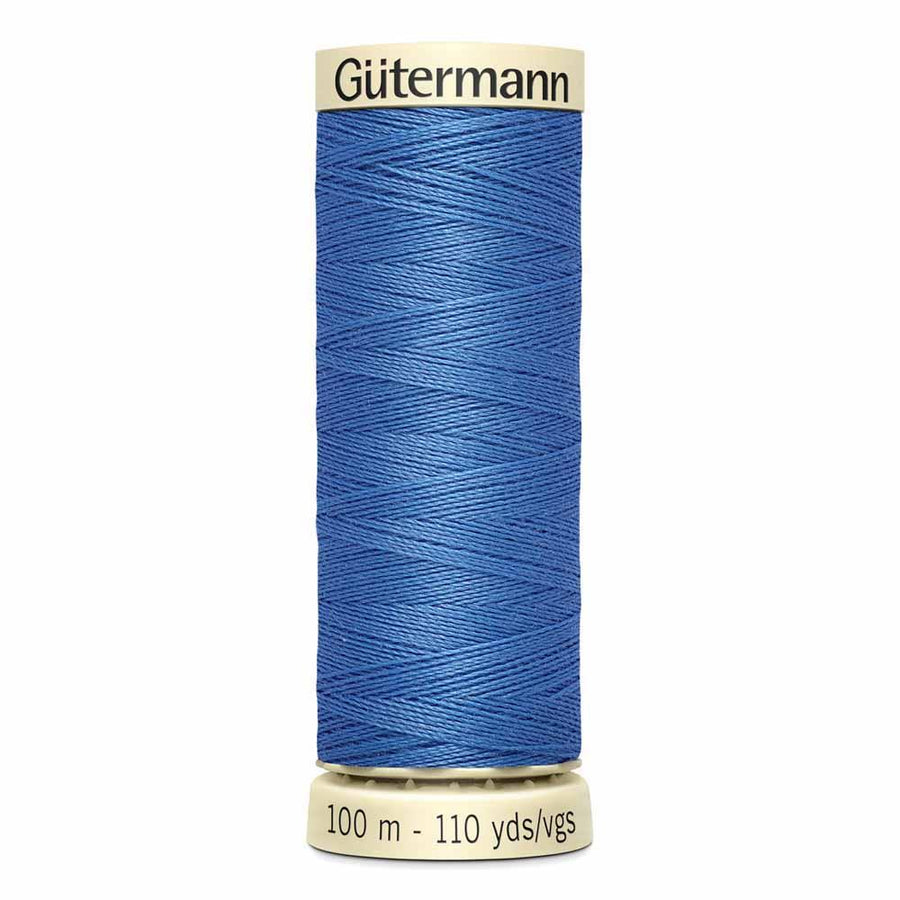 Gutermann thread, polyester. 100m. #218 cornflower blue.