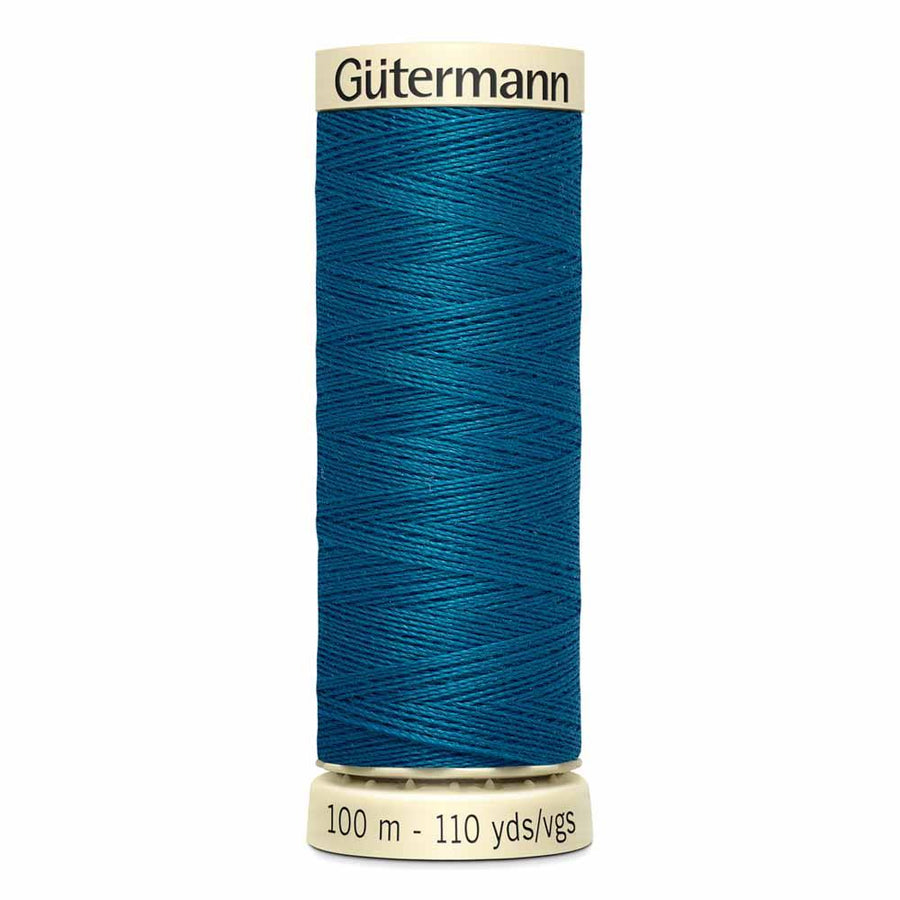 Gutermann thread, polyester. 100m. #630 dk.turquoise blue.