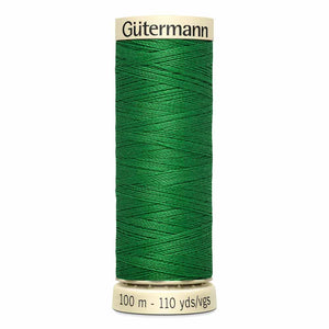 Gutermann thread, polyester, 100m, #760, Kelly Green