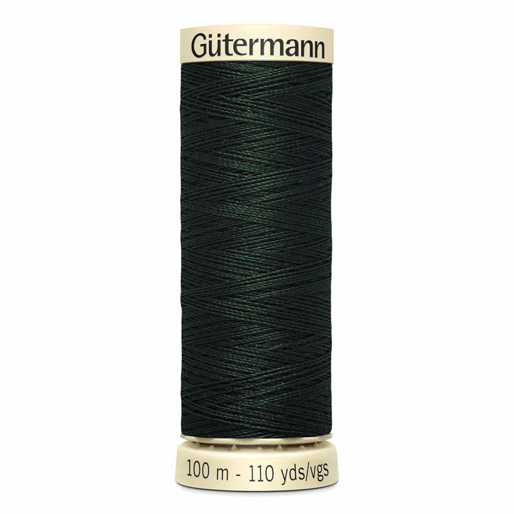 Gutermann thread, polyester, 100m, #792, Forest Green