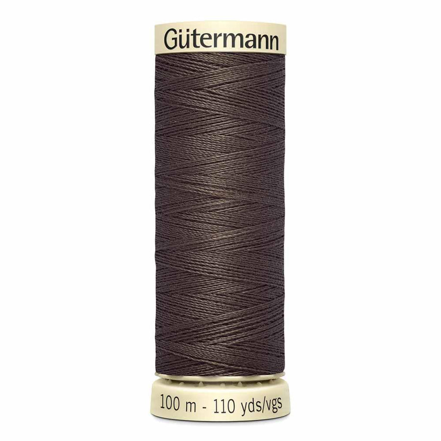 Gutermann thread, polyester, 100m, #582, Dark Mocha