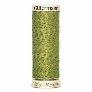 Gutermann thread, polyester, 100m, #713 Light Khaki